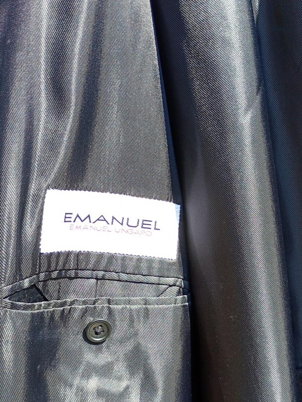 Emanuel Ungaro Gray Cashmere Trench Coat - Picture 3 of 6